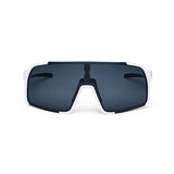 ES16 Enzo Fahrradbrille. Weiß mit grauer polarisierter Linse.