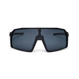 ES16 Enzo Fahrradbrille. Schwarz mit grauer polarisierter Linse.