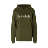 ES16 Mode-Hoodie. Armee. 100 % Bio-Baumwolle