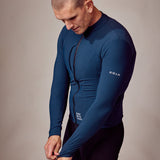 ES16 Langarm-Fahrradfleece Supreme, Unisex. Dunkelblau.